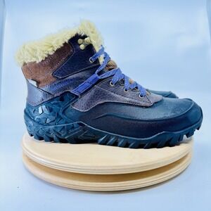 Merrell Fluorecein Shell 6 Women's Insulated Boots Size 7 Brown Winter Snow Rain